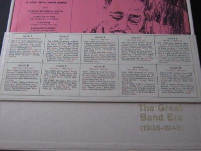 The Great Band Era Collectors Edition 10 LP Records Set  