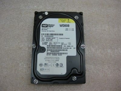 WD 80GB 7200 RPM IDE HARD DRIVE WD800BB 60JKC0*  