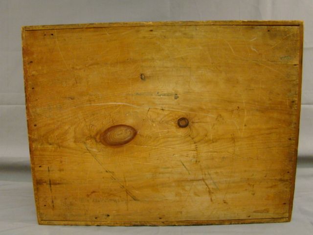   19thC Primitive OLD Wood CAMPAIGN Writing DESK Secretary DOCUMENT Box