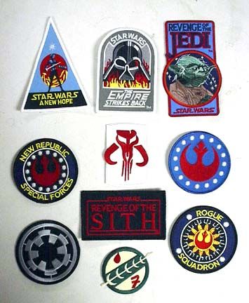 Patch Set of 10 Star Wars   BIN $7.00 @ Individually  