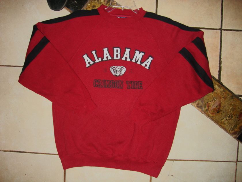 ALABAMA CRIMSON TIDE SWEATSHIRT LARGE  