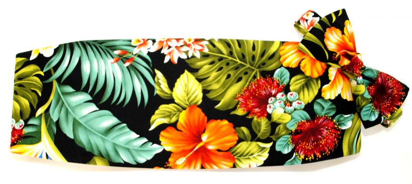 Hawaiian Destination Cummerbund and Bowtie Set  