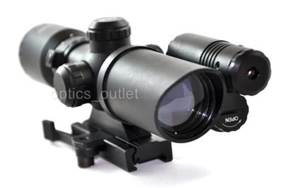 AIM 1.5 5X32 Dual illuminated Scope with Green Laser  