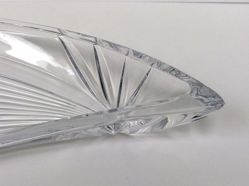 Vintage Crystal Bowl Rogaska SAMOBOR Slovenia Tray wTag  