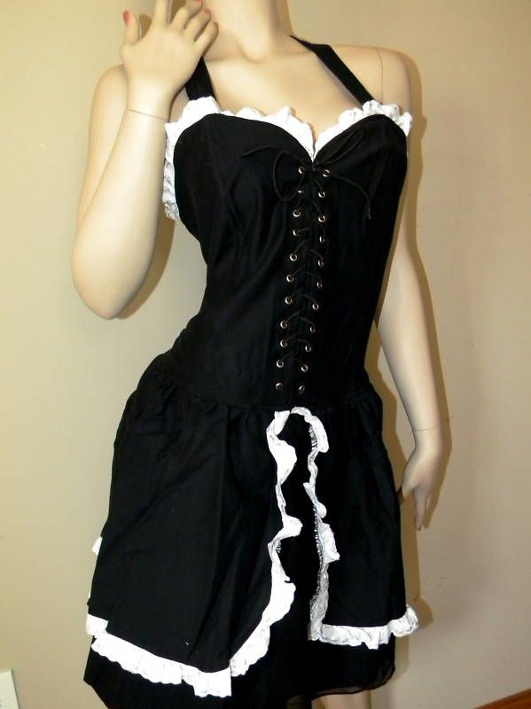 SEXY TORRID CORSET EYELIT ROCKABILLY GOTHIC DRESS NWT∞  