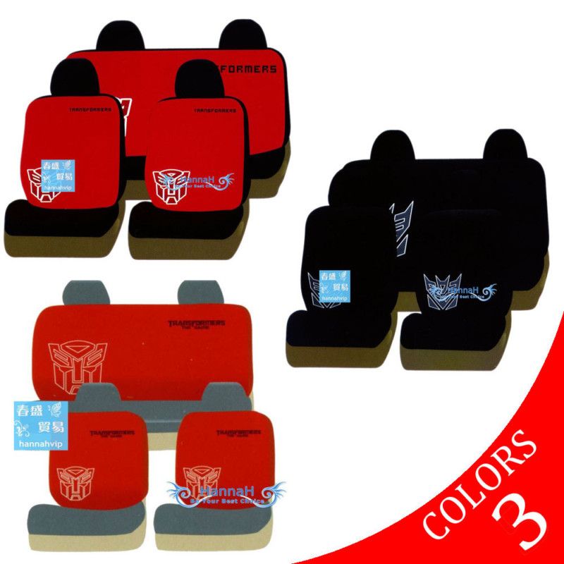 10pcs TRANSFORMERS CAR SEAT COVERS Universial FA147  