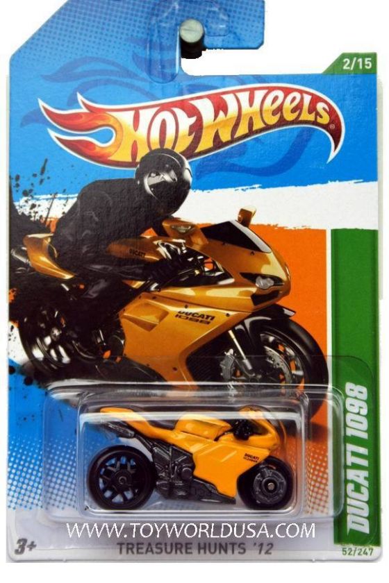 2012 Hot Wheels Treasure Hunt #52 Ducati 1098  