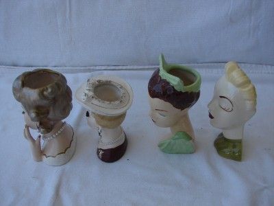 VINTAGE HEAD VASES   RUBENS   MARTI OF HOLLYWOOD  