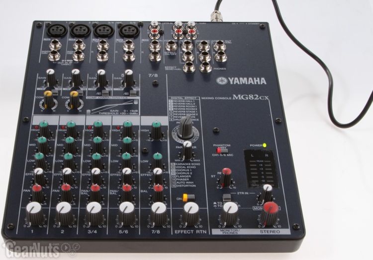 Yamaha MG82cx (8 Ch Stereo Mixer w/FX)  