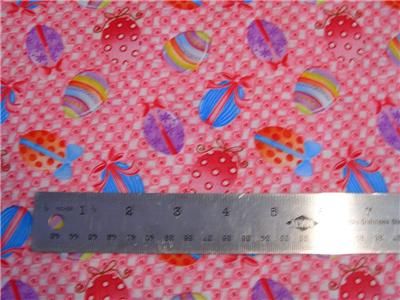 New Easter Holiday Eggs Gingham Check Fabric BTY  