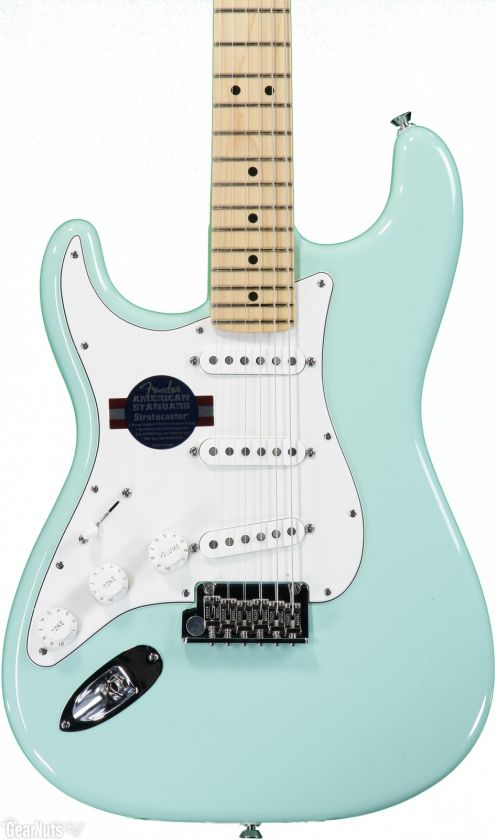 Fender American Standard Strat Left Handed   Left Handed Surf Green 