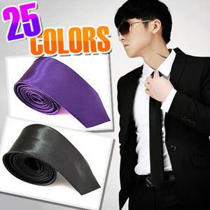 Fashion 2 / 5CM Mens Plain Skinny Necktie Neck Ties  