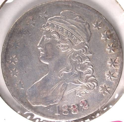 1832 Bust Half Dollar, Choice EF+, Overton 115  