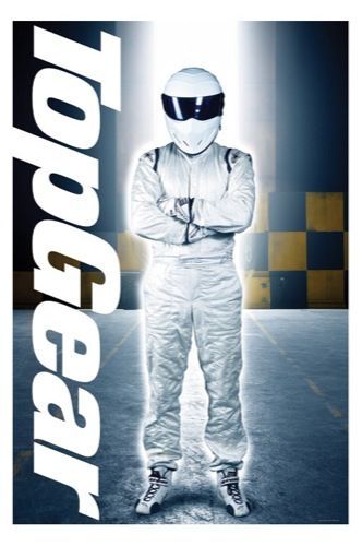 TOP GEAR =LARGE POSTER Stig Racetrack Standing Pose NEW  