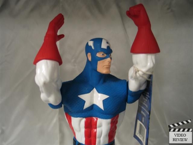 Captain America vinyl doll with shield, Marvel Comics; Applause NEW 