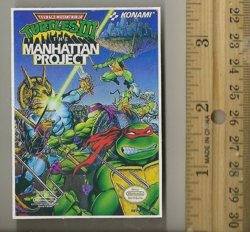 Teenage Mutant Ninja Turtles 3, Magnet Nintendo, Nes  