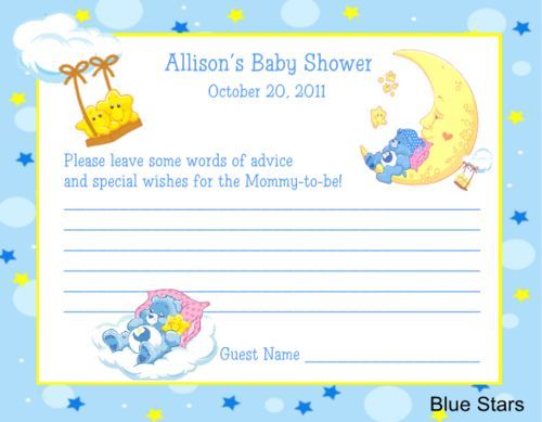 Care Bears Moon & Stars Baby Shower Package #1  