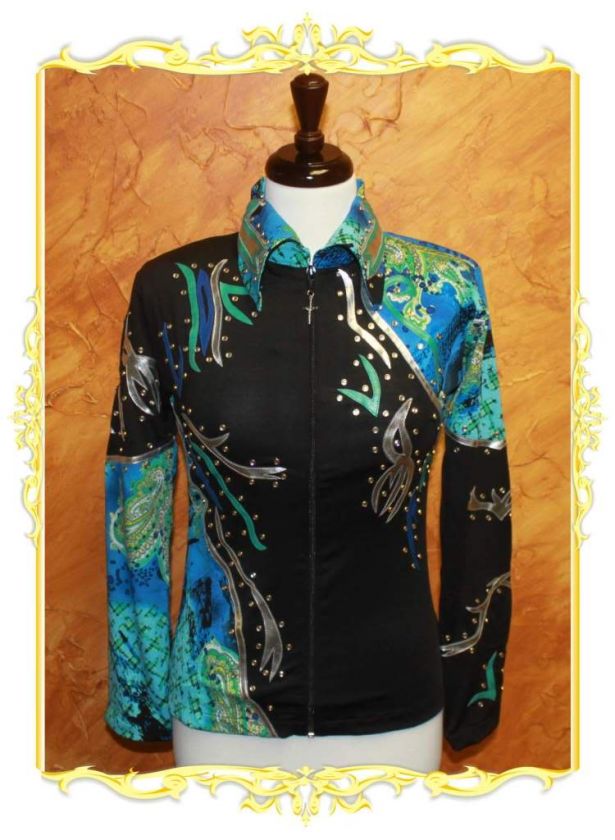 LARGE Showmanship Pleasure Horsemanship Show Jacket Shirt Rodeo Queen 