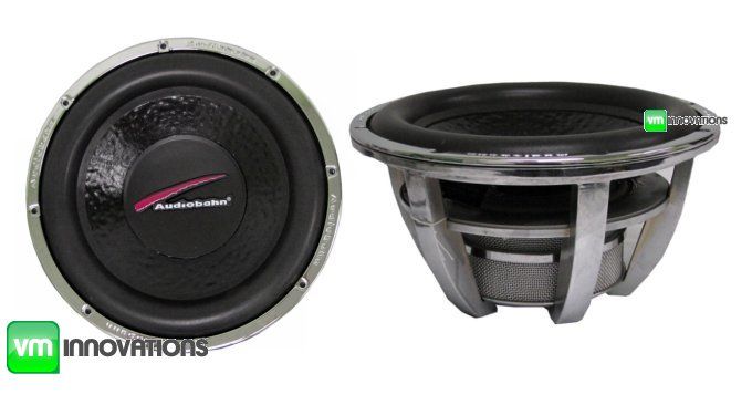 NEW AUDIOBAHN AW1200Q 12 1400W Car Subwoofers Subs  