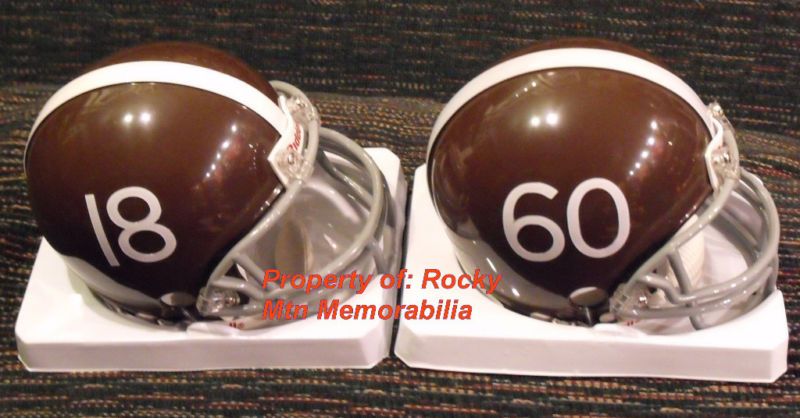 Denver Broncos 1960 Throwback Custom Mini Helmet  