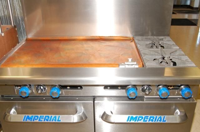 Imperial 48 2 Burner Gas Range/36 Griddle, NEW Out of Box, Model IR 