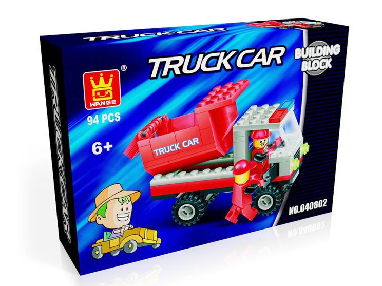 TRUCK CAR   BUILDING BLOCKS 94 pcs set model 040802   