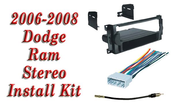   RADIO INSTALL DASH KIT TRIM WIRE HARNESS AND ANTENNA ADAPTER★  