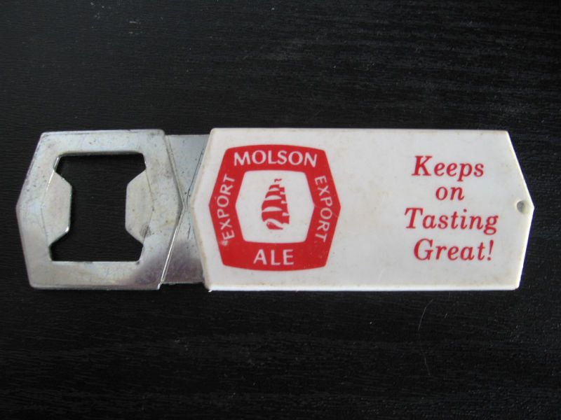 Molson Export Ale Acrylic Beer Bottle Opener  