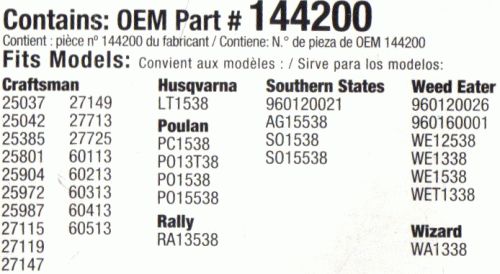 Husqvarna 38 Lawn Mower Deck Drive Belt 144200  