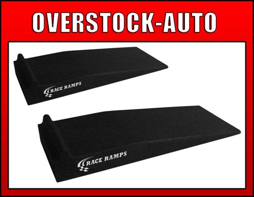 Race Ramp Trak Jax Lightweight Car Lift Ramps w/Stops  