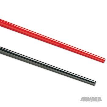   Fiberglass Bo Staff   martial arts weapons supplies black red  