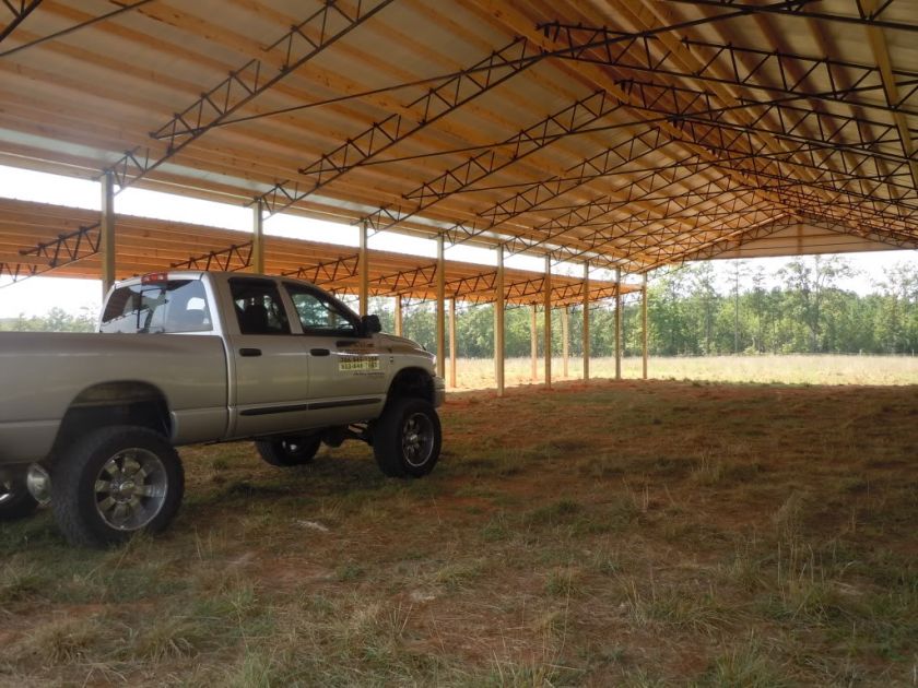 24x36 Pole Barn Economy Special Get It while It Lasts Steel Truss Kits 