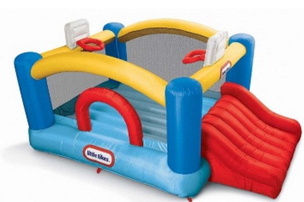   Huge Inflatable Sports Theme Bounce House Bouncer & Slide Little Tikes