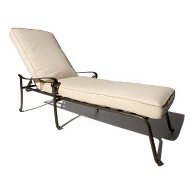 Strathwood St. Thomas Cast Aluminum Chaise Lounge Chair  