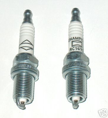 Genuine CHAMPION New Spark Plugs RC14YC Lot of 2  