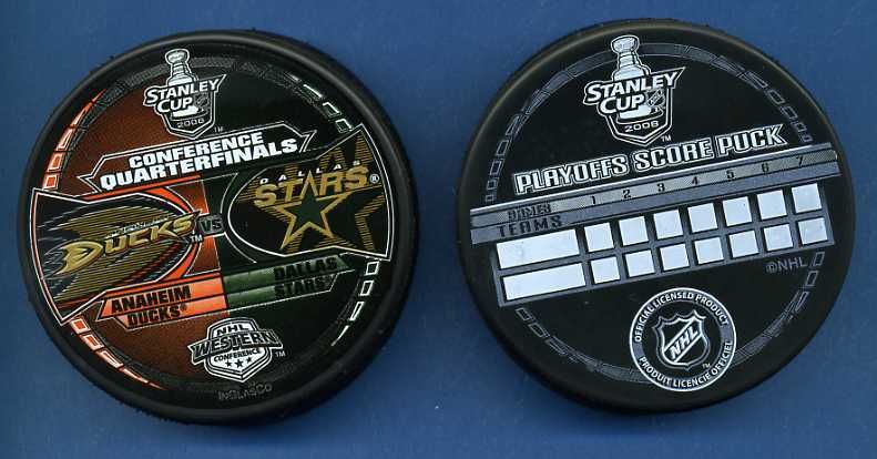 DALLAS STARS 2008 ANAHEIM DUCKS Hockey Puck  