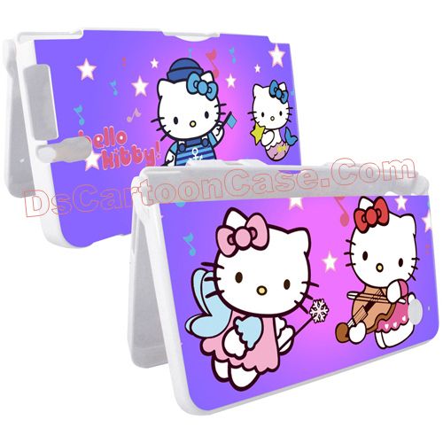 HELLO KITTY protective hard case for Nintendo DSi XL + FREE GIFT 