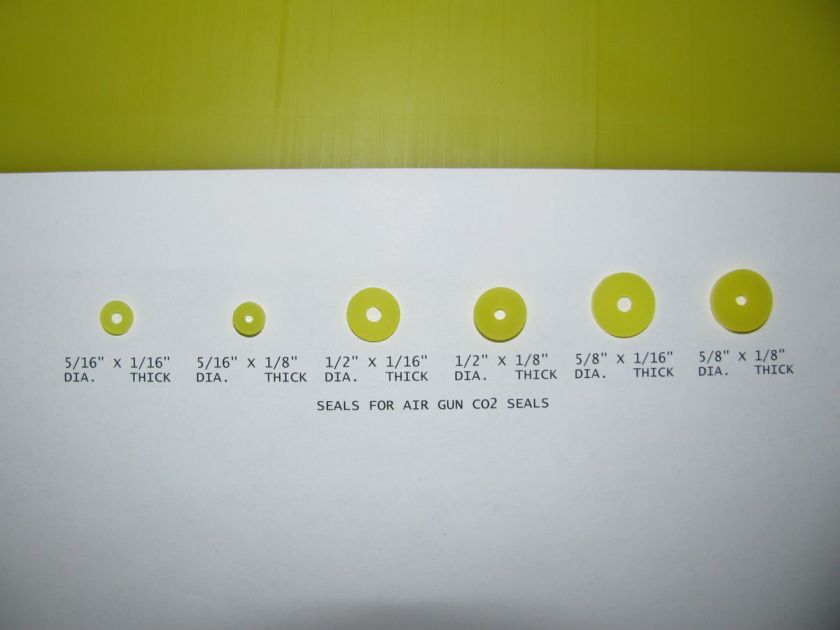 AIRGUN REPAIR,BB,PELLET,NEW 12 GRAM CO2 CARTRIDGE SEAL  