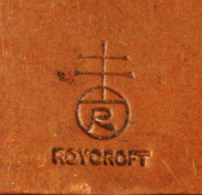   HAMMERED ARTS CRAFTS RIVITS COPPER DOG BOOKENDS SIGNED ROYCROFT  