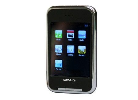 New CRAIG CMP621F 4GB  Video Media Player Color Touch Screen 