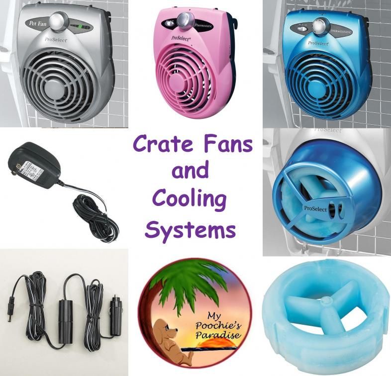 New and improved, our crate fans and cooling systems keep pets cool 