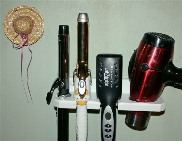 DSCC++ HAIR BLOW DRYER STRAIGHTENER CURLING IRON UNFINISHED HOLDER 