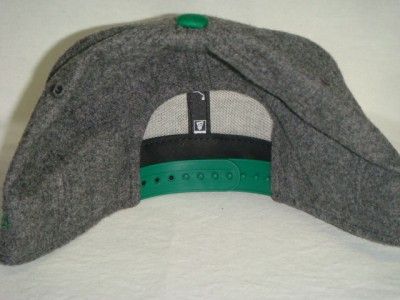 DALLAS MAVERICKS NEW ERA NCAA SNAPBACK HAT CAP WOOL GREY/GREEN  