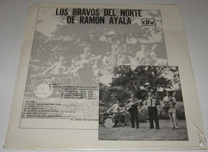 RAMON AYALA   HIJA DE LA PERDICION   NEW LP norteño  