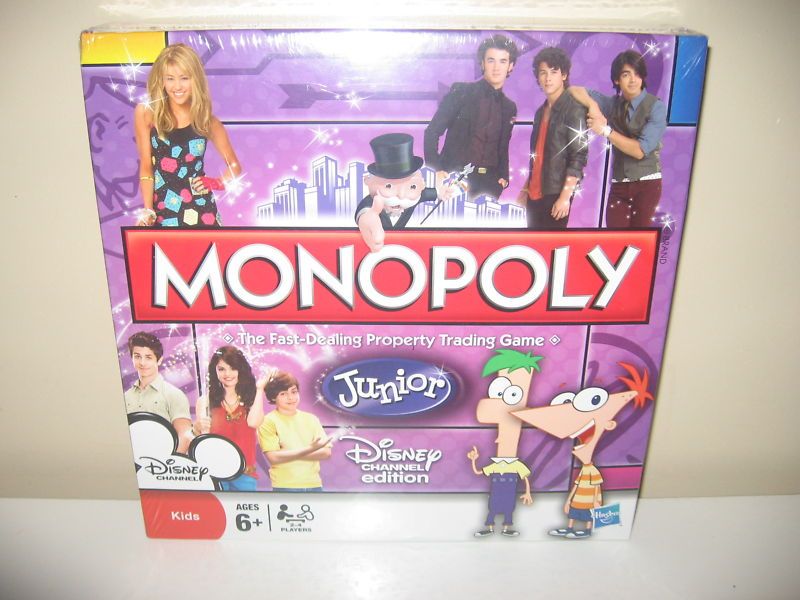 Disney Channel Monopoly Junior Edition Board Game NIB  