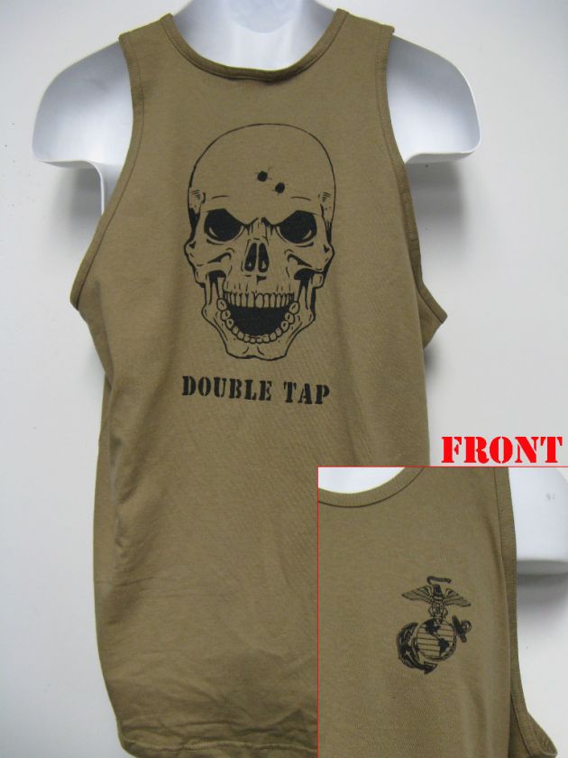 USMC TANK TOP/ DOUBLE TAP/ NEW  