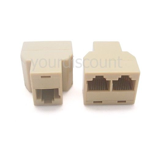 New CAT5 RJ45 Network Splitter Cable Extender Plug Coupler