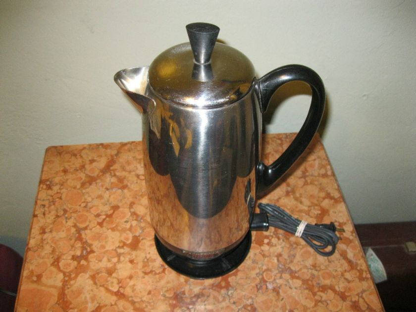 Vintage Farberware Superfast Coffeepot 12 Cup Great Condition FREE 