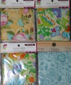 Fabric Editions Quilt Charm Pack Kit 32 Pre Cut 5 Squares Assorted 