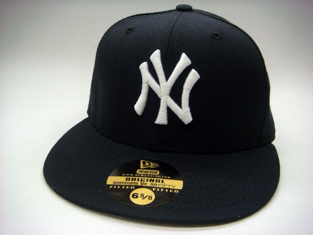 New York Yankees GREY BRIM New Era Fitted Hat  